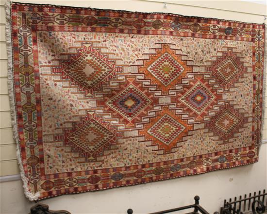 A Caucasian Kelim rug 200 x 122cm